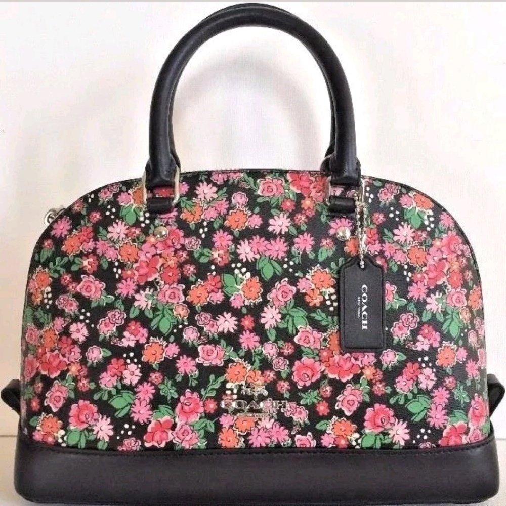 COACH PURSE /FLORAL . MINI